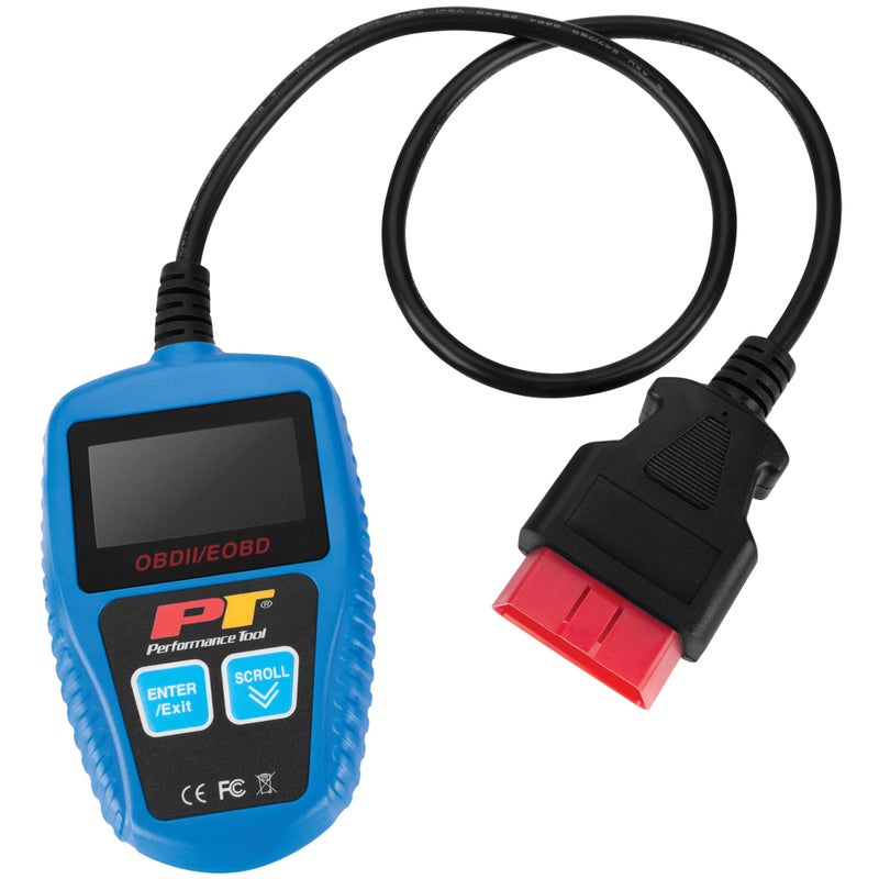 Performance Tool W2976 Universal Multilingual CAN OBDII Scanner Tool (for Check Engine Light, Diagnostics & Emission Readiness Status) - Image 1